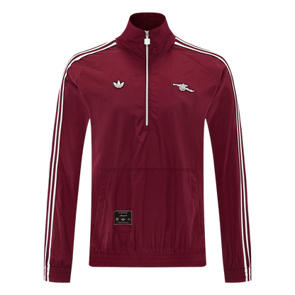 Arsenal Mens Windbreaker Jacket 2026 Red