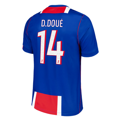 D.DOUÉ #14 PSG Mens Home Soccer Jersey 2026/27 Old Royal