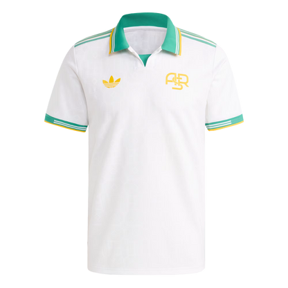 Roma Mens Third Away Soccer Jersey 2025/26 White - Player Version