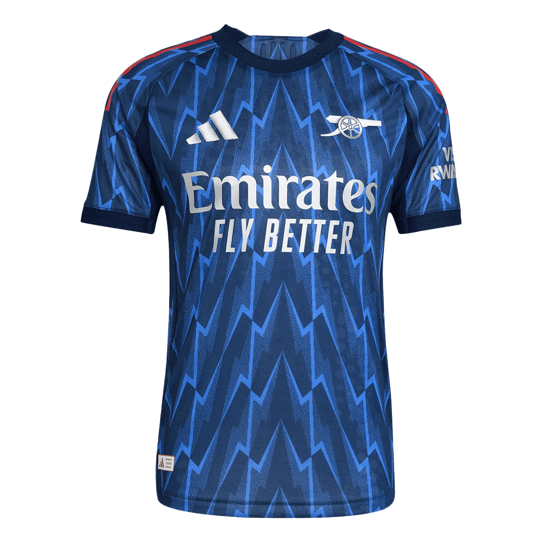 ØDEGAARD #8 Arsenal Mens Away Soccer Jersey 2025/26 Blue - Player Version