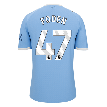 FODEN #47 Manchester City Mens Home Soccer Jersey 2025/26 Blue [PREMIUM]