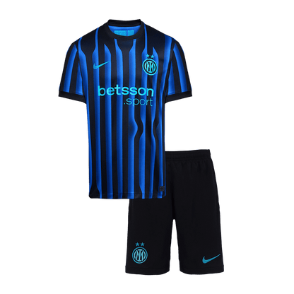 Inter Milan Kids Home Soccer Kit 2025/26 Blue&Black