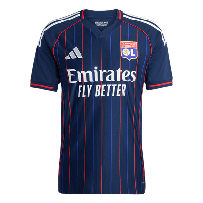 Olympique Lyonnais Mens Away Soccer Jersey 2025/26 Navy