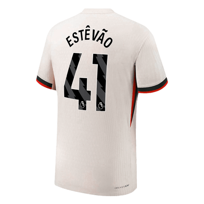 ESTÊVÃO #41 Chelsea Mens Away Soccer Jersey 2025/26 White - Player Version