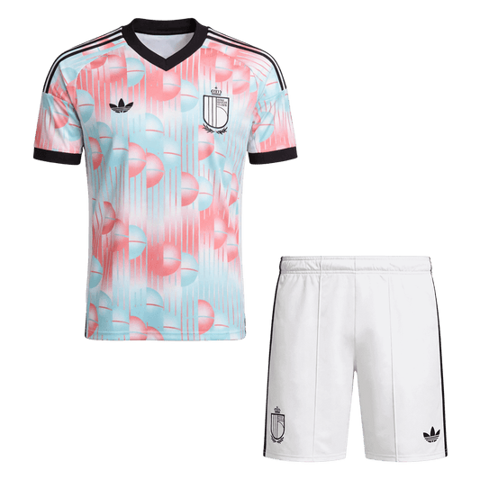 Belgium Mens Away Soccer Kit World Cup 2026 Frozen Blue