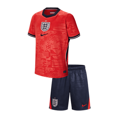 England Kids Away Soccer Kit World Cup 2026 Red