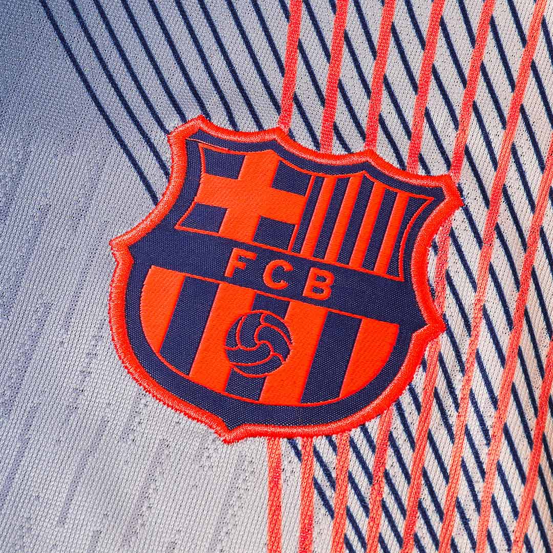 Barcelona Mens Training Tracksuit Kit 2025/26 Black&Orange