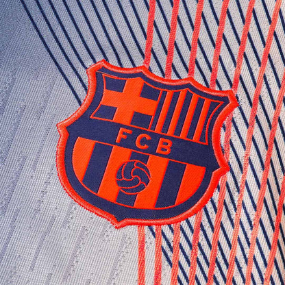 Barcelona Mens Training Tracksuit Kit 2025/26 Black&Orange