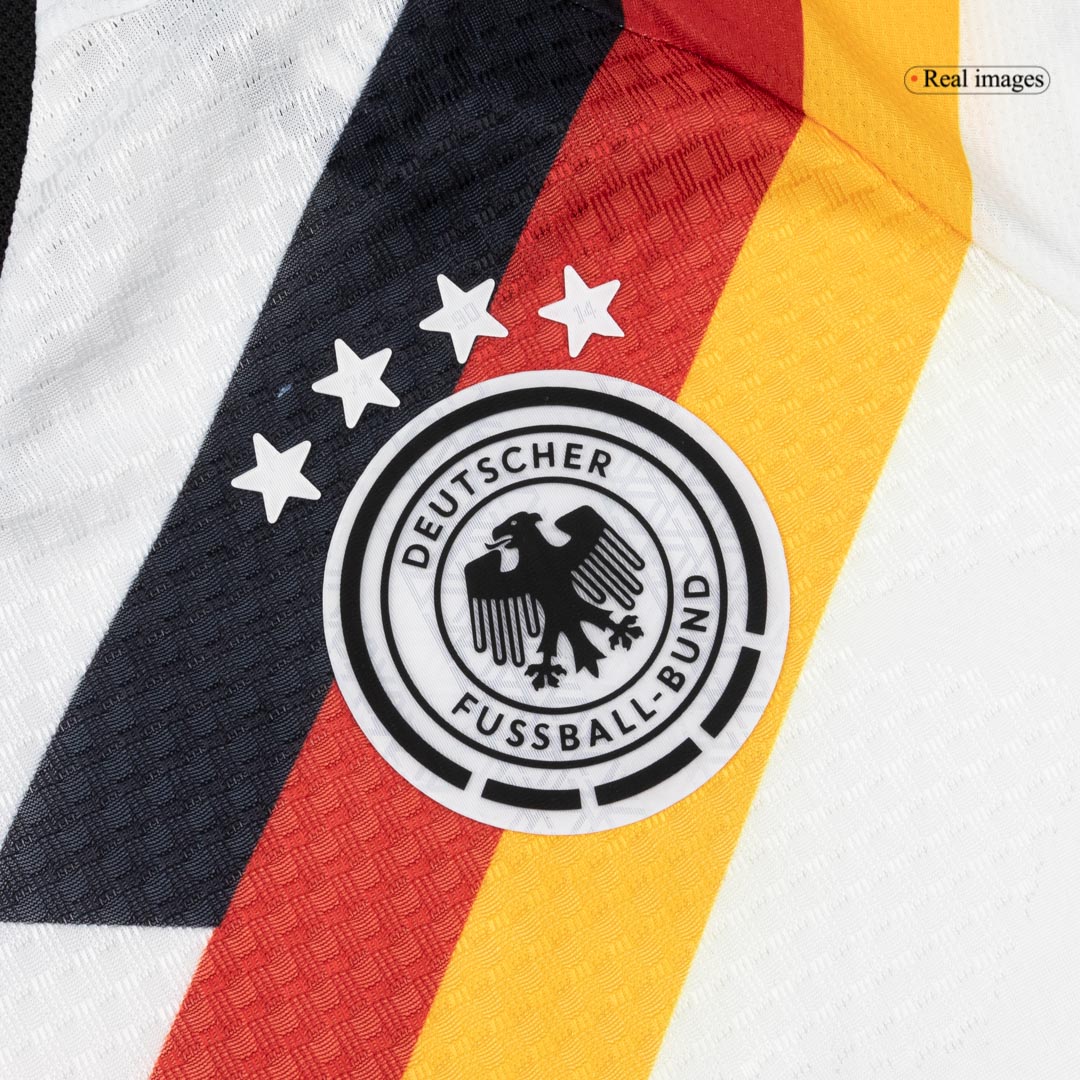 KIMMICH #6 Germany Mens Home Soccer Jersey World Cup 2026 White - Player Version
