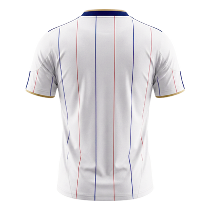 Retro France Mens Away Soccer Jersey 2010 White