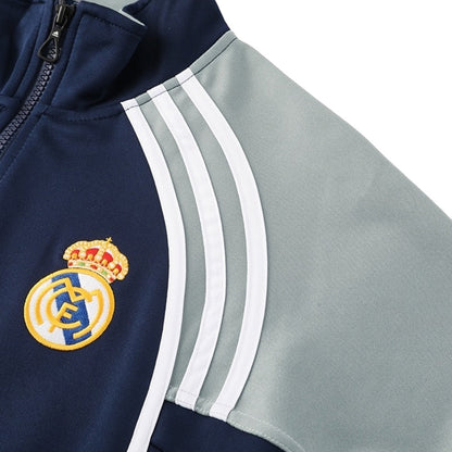 Real Madrid Mens Training Tracksuit Kit 2025/26 Navy