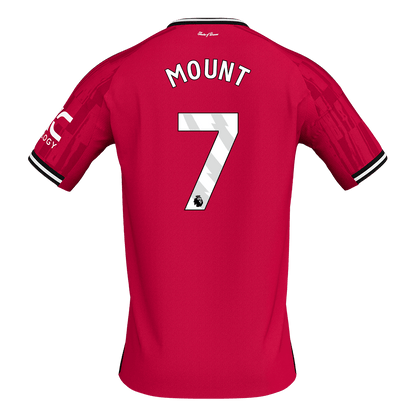 MOUNT #7 Manchester United Mens Home Soccer Jersey 2025/26 Red [PREMIUM]