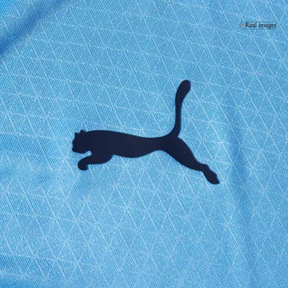RODRIGO #16 Manchester City Mens Home Soccer Jersey World Cup 2025/26 Blue - Player Version