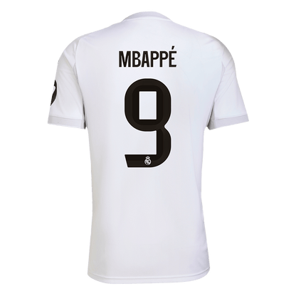 MBAPPÉ #9 Real Madrid Mens Home Soccer Jersey 2025/26 White [PREMIUM]