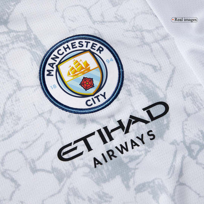 HAALAND #9 Manchester City Mens Soccer Jersey World Cup KidSuper 2025/26 White