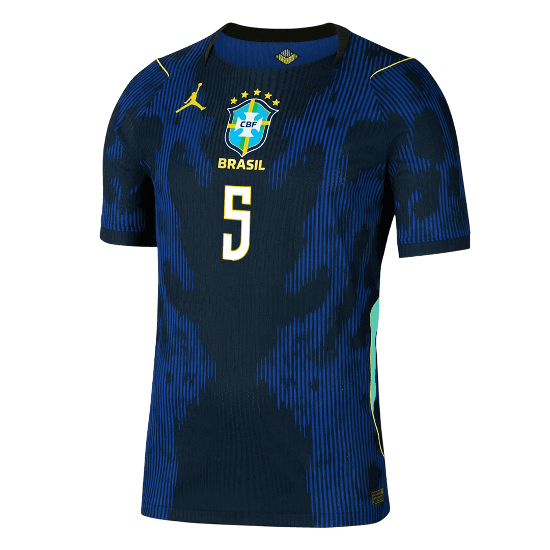 CASEMIRO #5 Brazil Mens Away Soccer Jersey World Cup 2026 Navy - Player Version