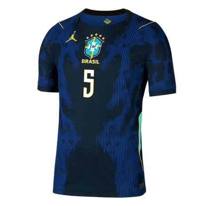 CASEMIRO #5 Brazil Mens Away Soccer Jersey World Cup 2026 Navy - Player Version
