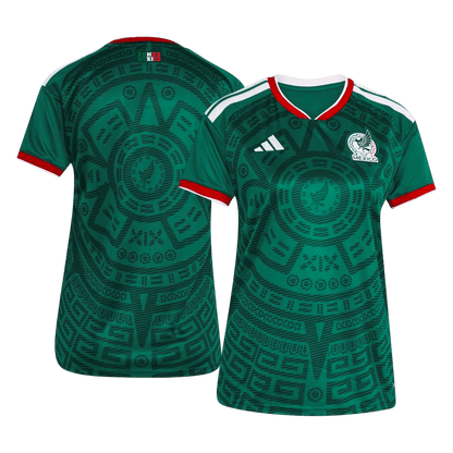 Mexico Womens Home Soccer Jersey World Cup 2026 Green