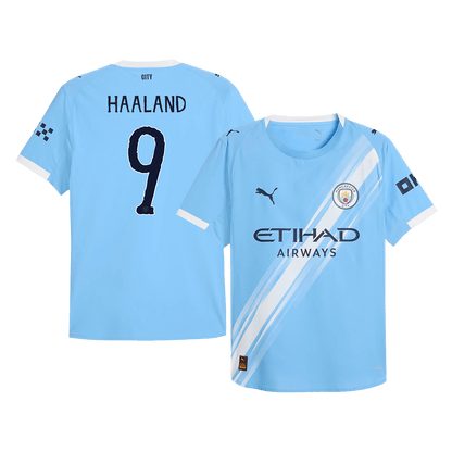 HAALAND #9 Manchester City Mens Home Soccer Jersey World Cup 2025/26 Blue - Player Version