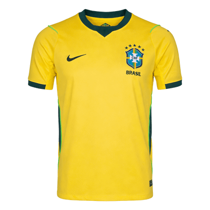 Brazil Mens Home Soccer Jersey World Cup 2026 Yellow
