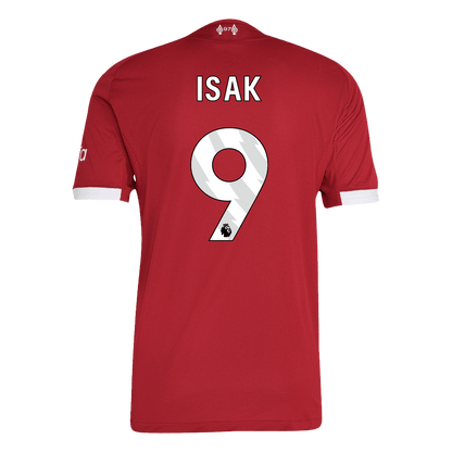 ISAK #9 Liverpool Mens Home Soccer Jersey 2025/26 Red - Player Version