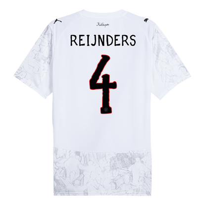 REIJNDERS #4 Manchester City Mens Soccer Jersey World Cup KidSuper 2025/26 White