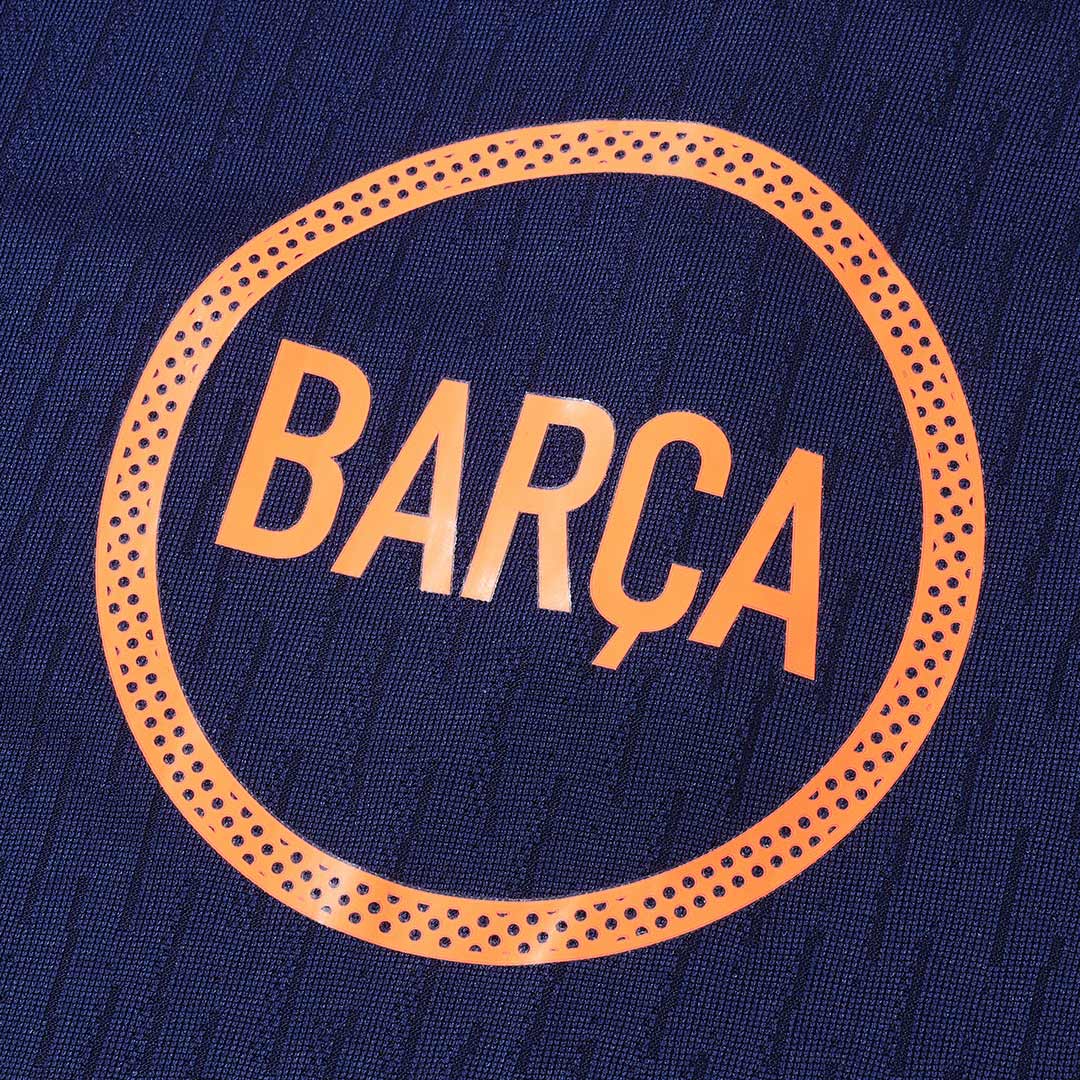 Barcelona Mens Training Tracksuit Kit 2025/26 Black&Orange