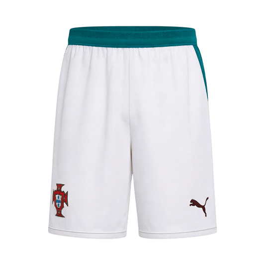 Portugal Mens Away Soccer Shorts World Cup 2026 White