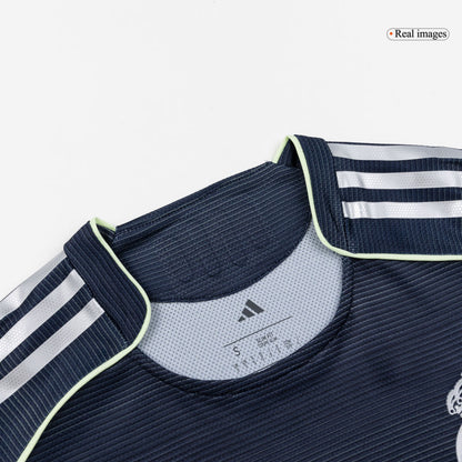 BELLINGHAM #5 Real Madrid Mens Away Soccer Jersey 2025/26 Navy - Player Version [PREMIUM]