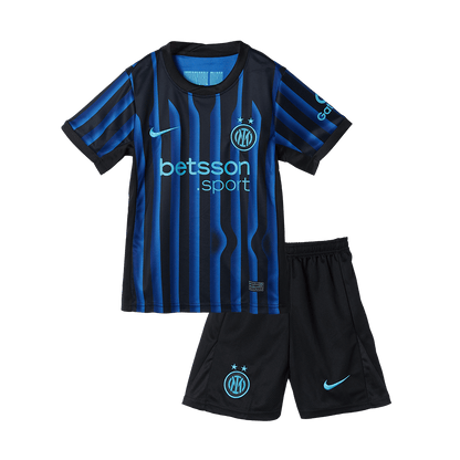 Inter Milan Kids Home Soccer Kit 2025/26 Blue&Black