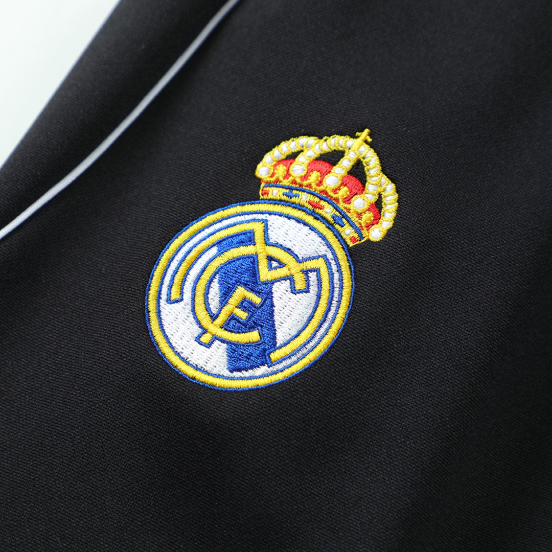 Real Madrid Mens Training Tracksuit Kit 2025/26 Black