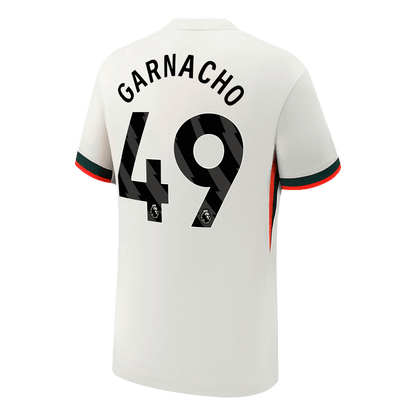 GARNACHO #49 Chelsea Mens Away Soccer Jersey 2025/26 White