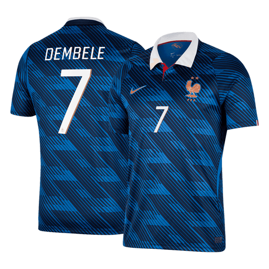 DEMBÉLÉ #7 France Mens Home Soccer Jersey World Cup 2026 Blue