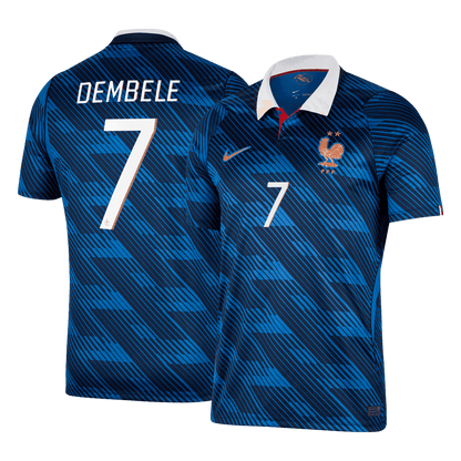 DEMBELE #7 France Mens Home Soccer Jersey World Cup 2026 Blue