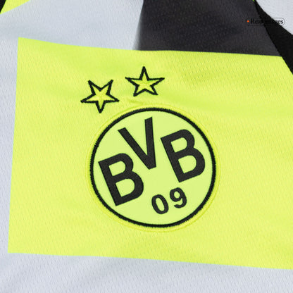 Borussia Dortmund Mens Away Soccer Jersey 2025/26 Gray
