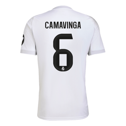 CAMAVINGA #6 Real Madrid Mens Home Soccer Jersey 2025/26 White [PREMIUM]