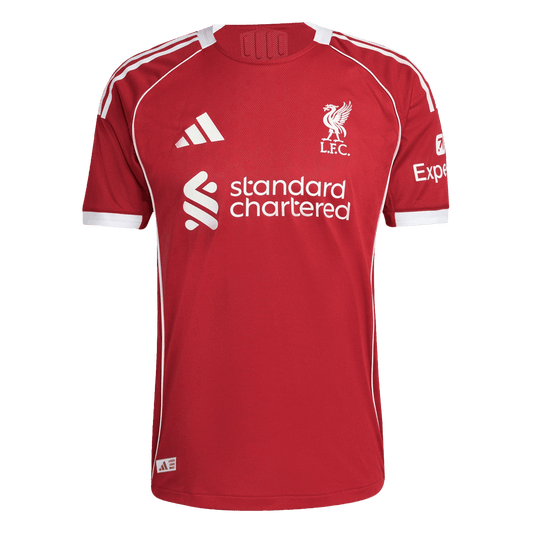 Liverpool Mens Home Soccer Jersey 2025/26 Red - Player Version