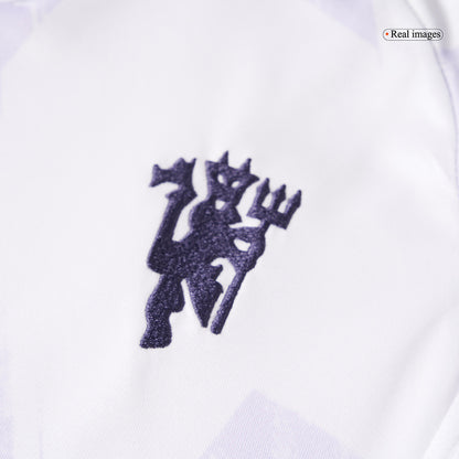 Manchester United Kids Away Soccer Full Set 2025/26 White