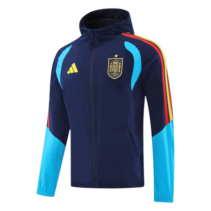 Spain Mens Training Jacket 2026 Blue&Black