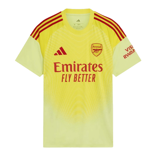 Arsenal Mens Soccer Jersey 2025/26 Yellow