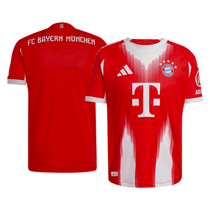 Bayern Munich Mens Home Soccer Jersey 2025/26 Red - Player Version