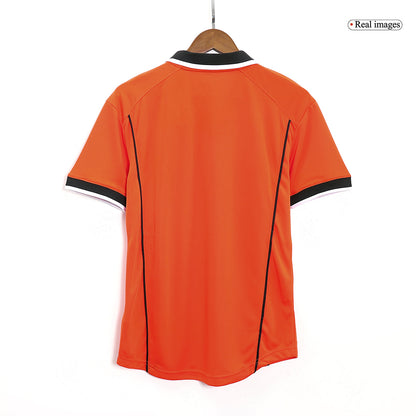 Retro Netherlands Mens Home Soccer Jersey World Cup 1998 Orange