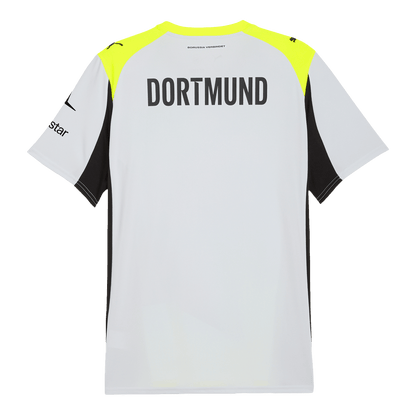 Borussia Dortmund Mens Away Soccer Jersey 2025/26 Gray