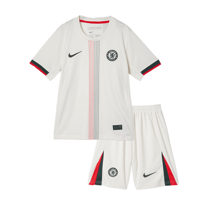 Chelsea Kids Away Soccer Kit 2025/26 White