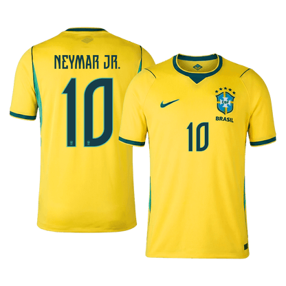 NEYMAR JR. #10 Brazil Mens Home Soccer Jersey World Cup 2026 Yellow