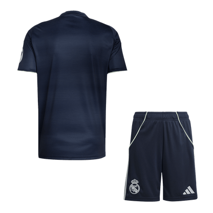 Real Madrid Mens Away Soccer Kit 2025/26 Navy [PREMIUM]