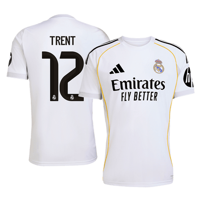 TRENT #12 Real Madrid Mens Home Soccer Jersey 2025/26 White [PREMIUM]