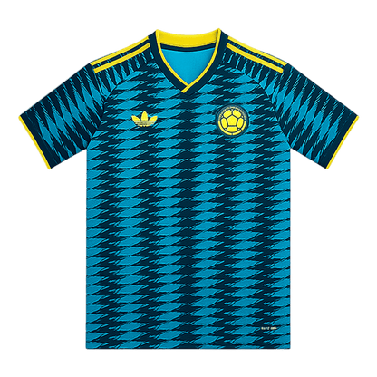 Colombia Mens Away Soccer Jersey World Cup 2026 Blue