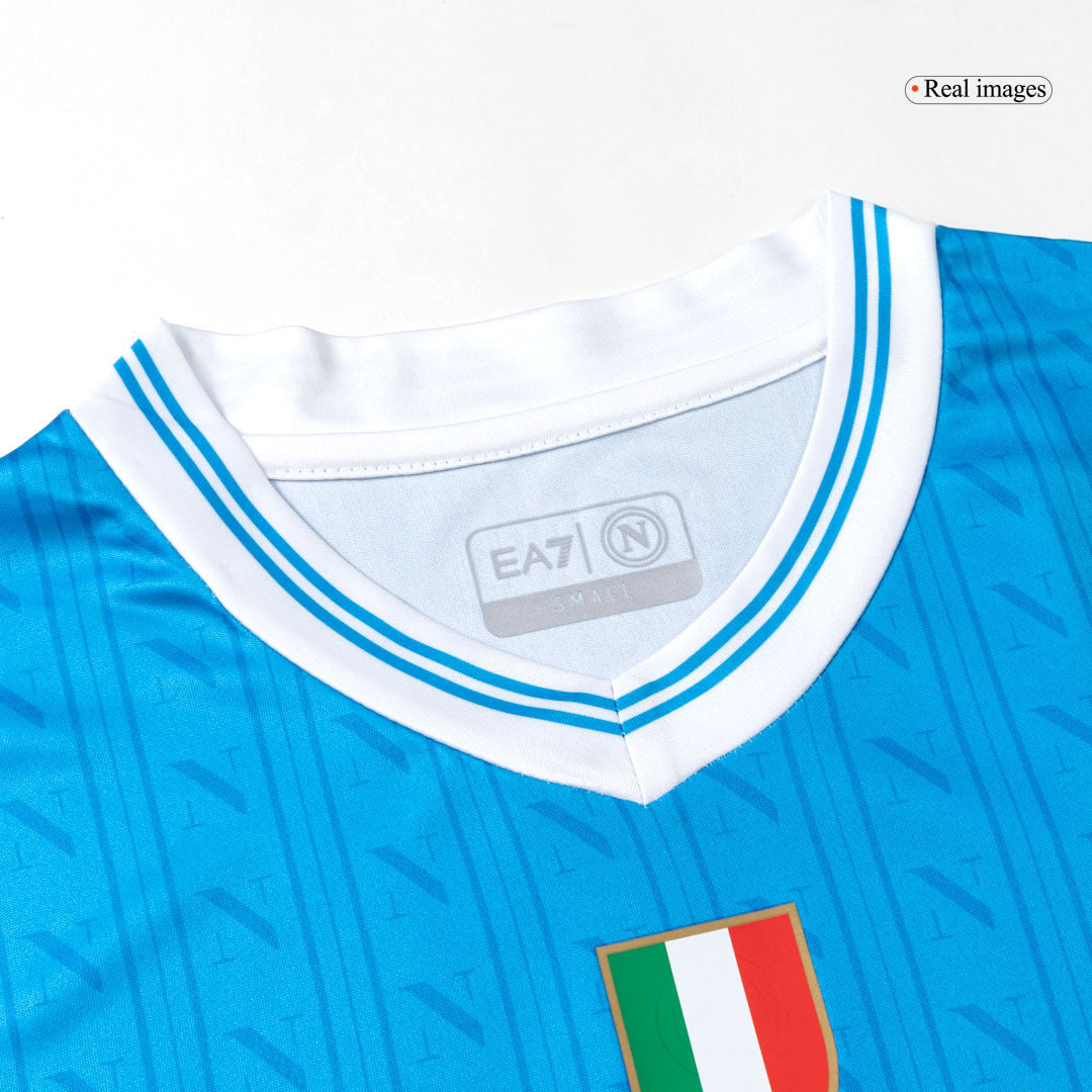LUKAKU #9 Napoli Mens Home Soccer Jersey 2025/26 Blue