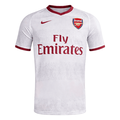 Retro Arsenal Mens Away Soccer Jersey 2007/08 White